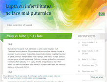 Tablet Screenshot of luptacuinfertilitatea.com